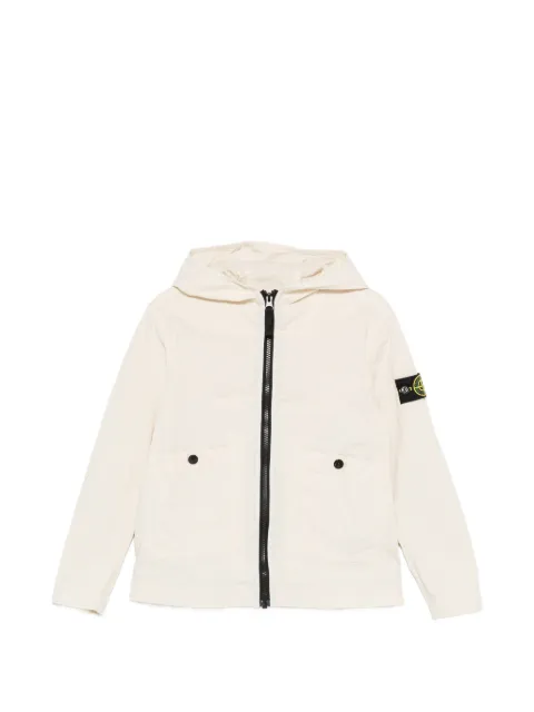 Stone Island Junior long-sleeve hooded jacket