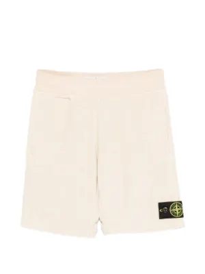 Stone Island Junior ショートパンツ セット | ホワイト | FARFETCH JP