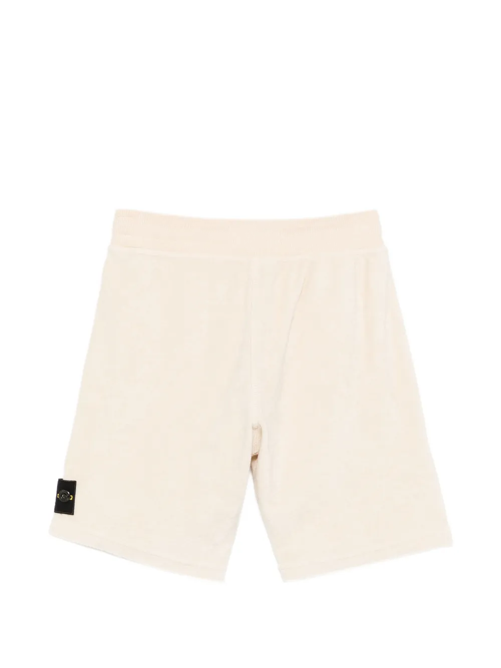 Stone Island Junior Badstoffen shorts Beige