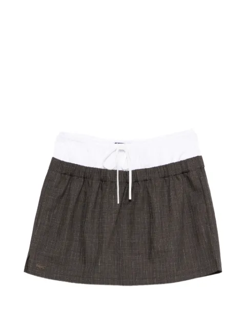 Lacoste Nakamura check mini skirt