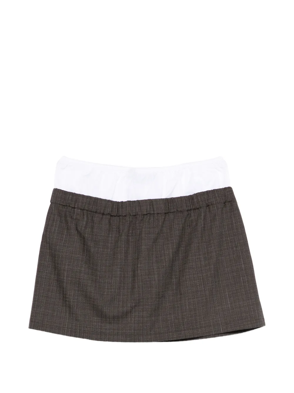 Lacoste Nakamura geruite mini-rok Grijs