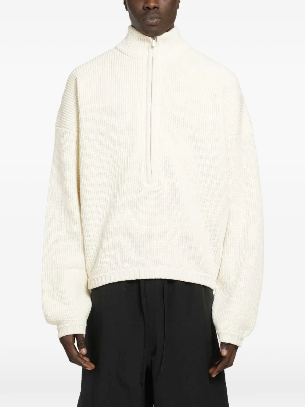 Fear Of God zip sweater - Bianco