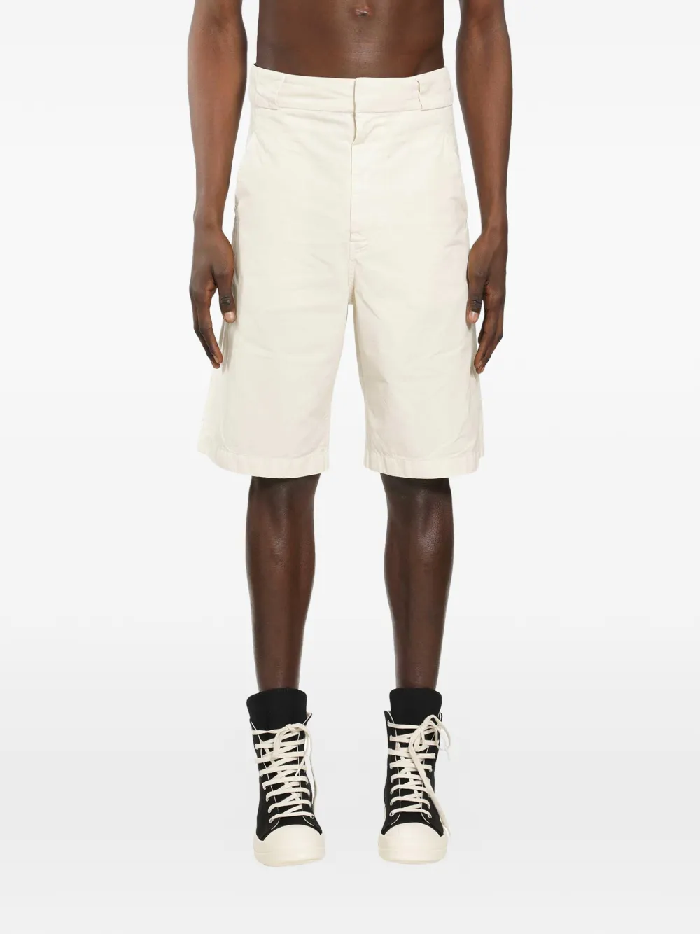 Fear Of God logo-plaque shorts - Toni neutri