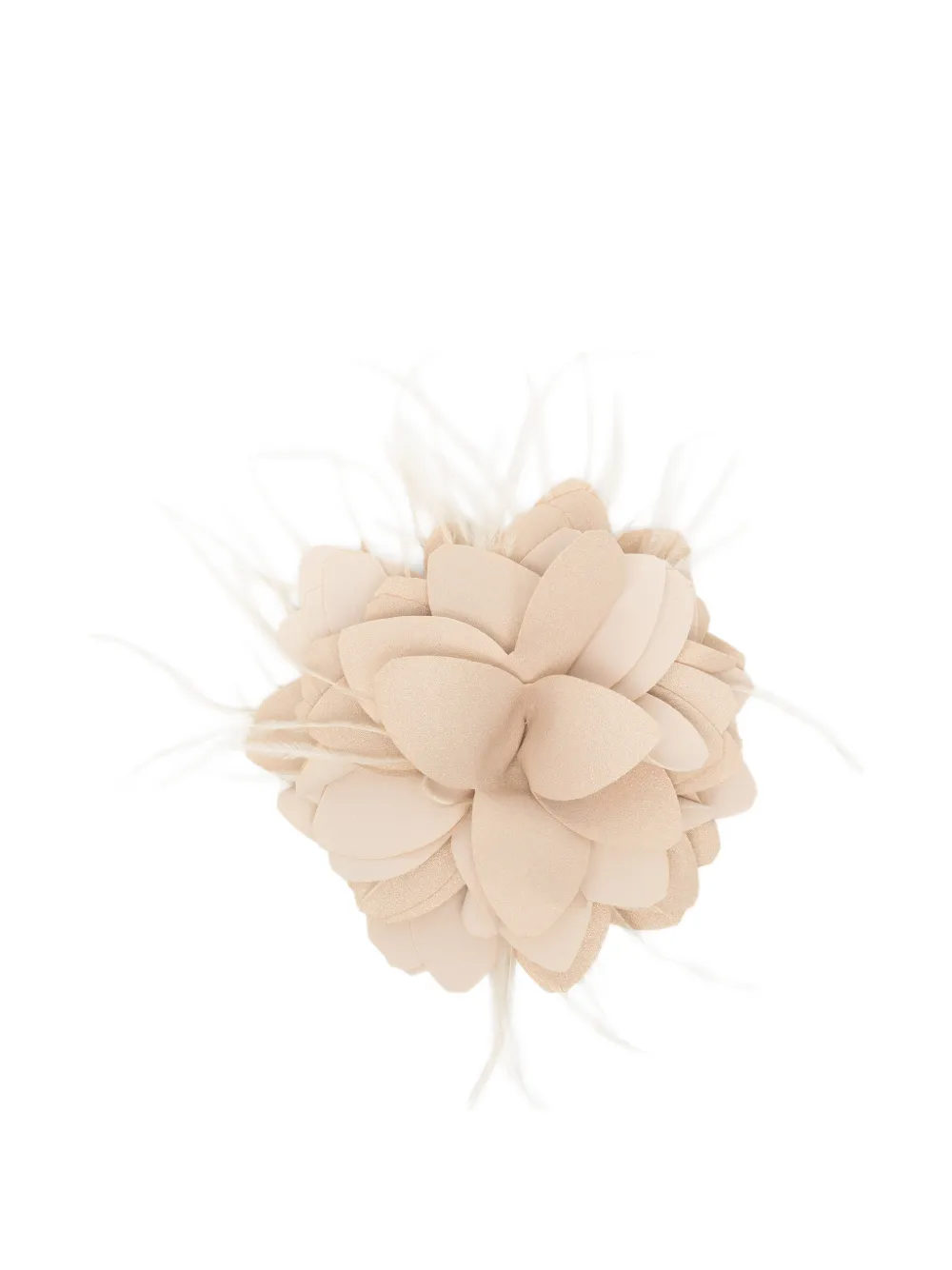 LE RJTANGE floral brooch - Nude