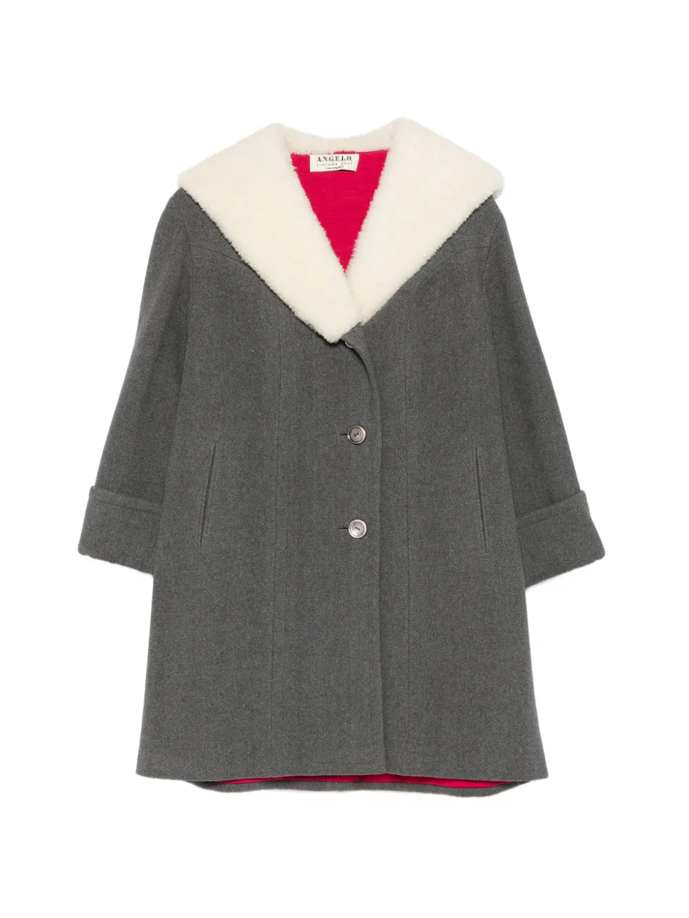 A.N.G.E.L.O. Vintage Cult 1950s long-sleeve buttoned coat - Grigio