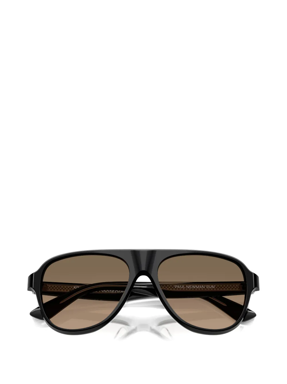 Oliver Peoples Zonnebril met piloten montuur Zwart