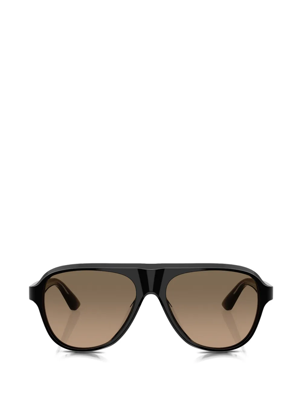 Oliver Peoples pilot-frame sunglasses - Schwarz