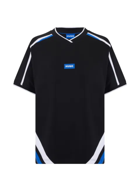 BOSS panelled T-shirt