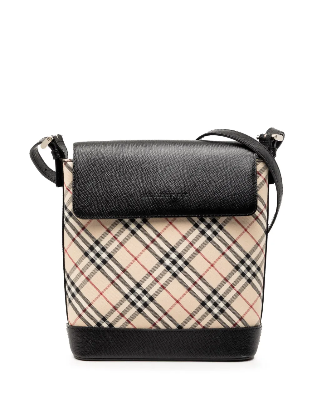 Burberry Pre-Owned 2000-2017 Nova Check Canvas crossbody bag - Braun
