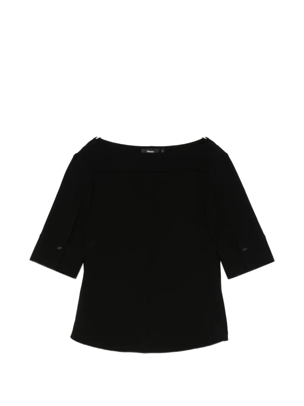 Theory short-sleeve blouse - Nero