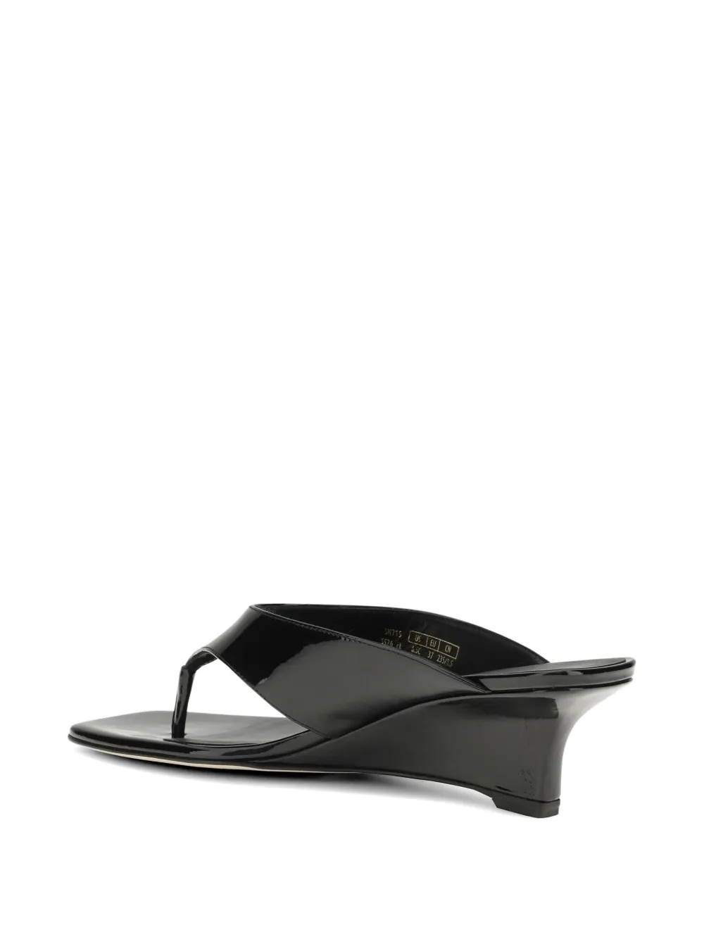 Stuart Weitzman Vinnie sandalen met sleehak Zwart