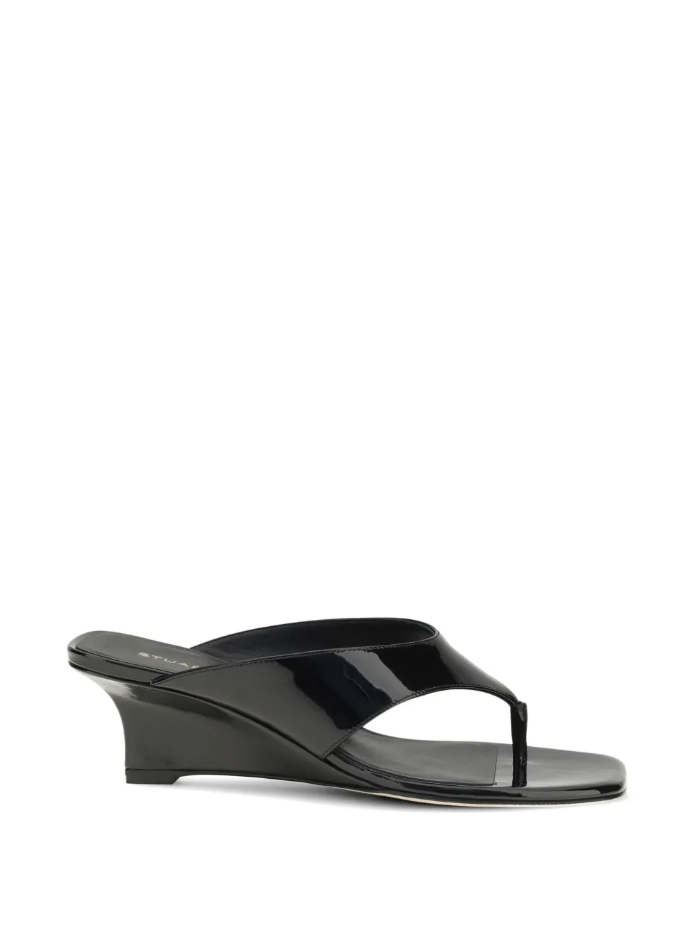 Stuart Weitzman Vinnie wedge sandals - Nero