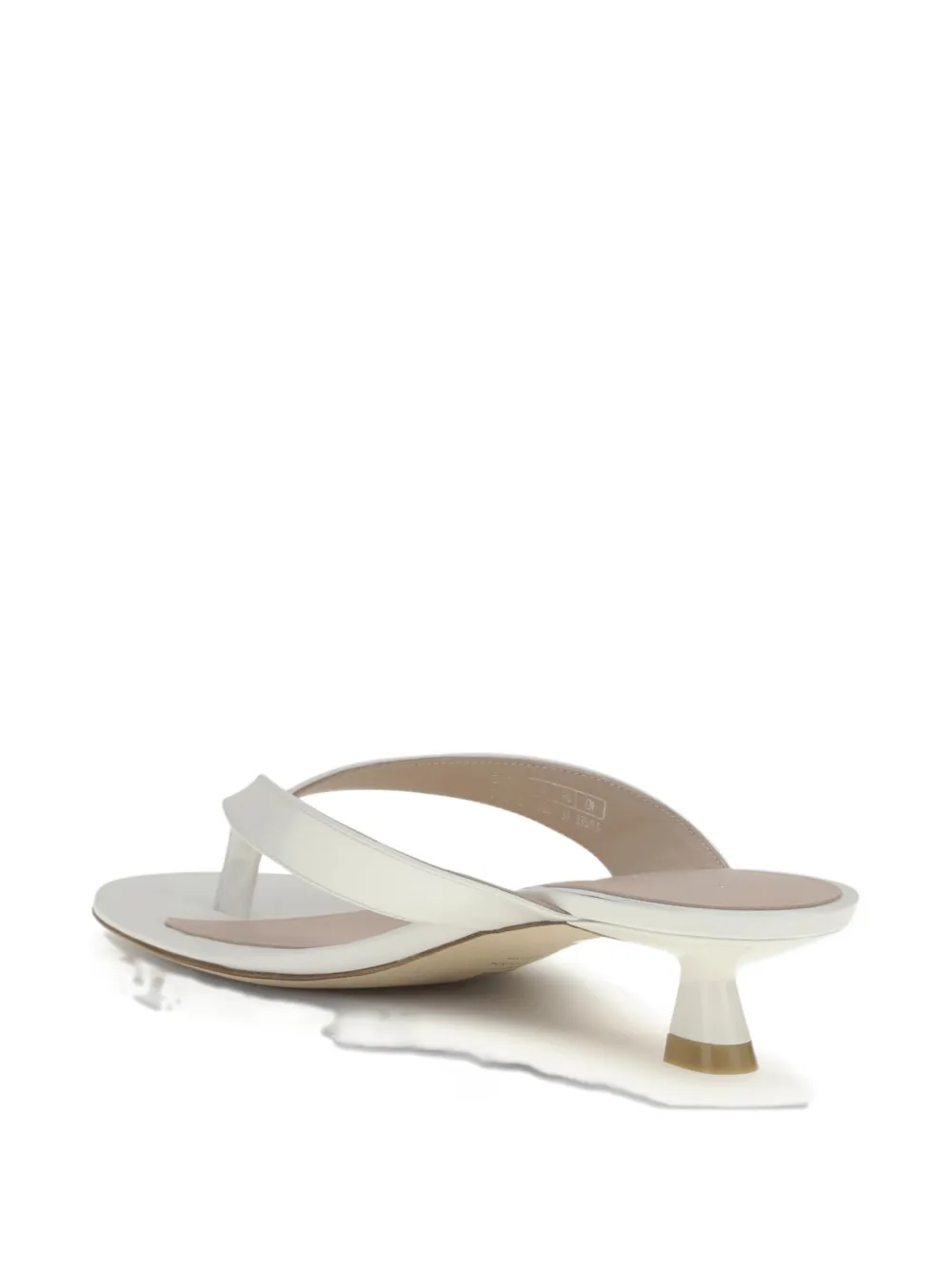 Stuart Weitzman Rio sandalen met ronde neus Wit