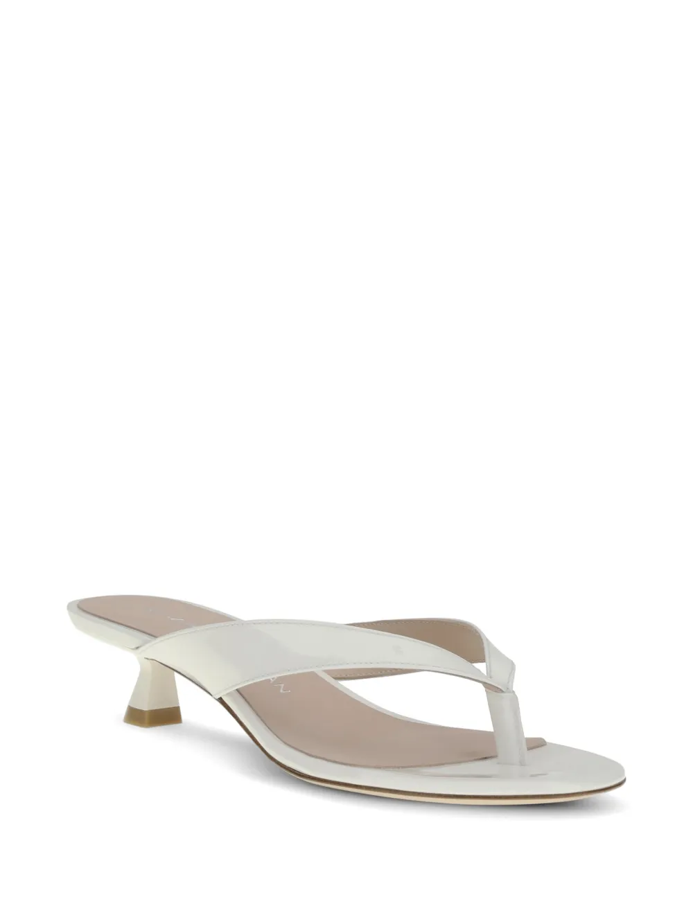 Stuart Weitzman Rio sandalen met ronde neus Wit