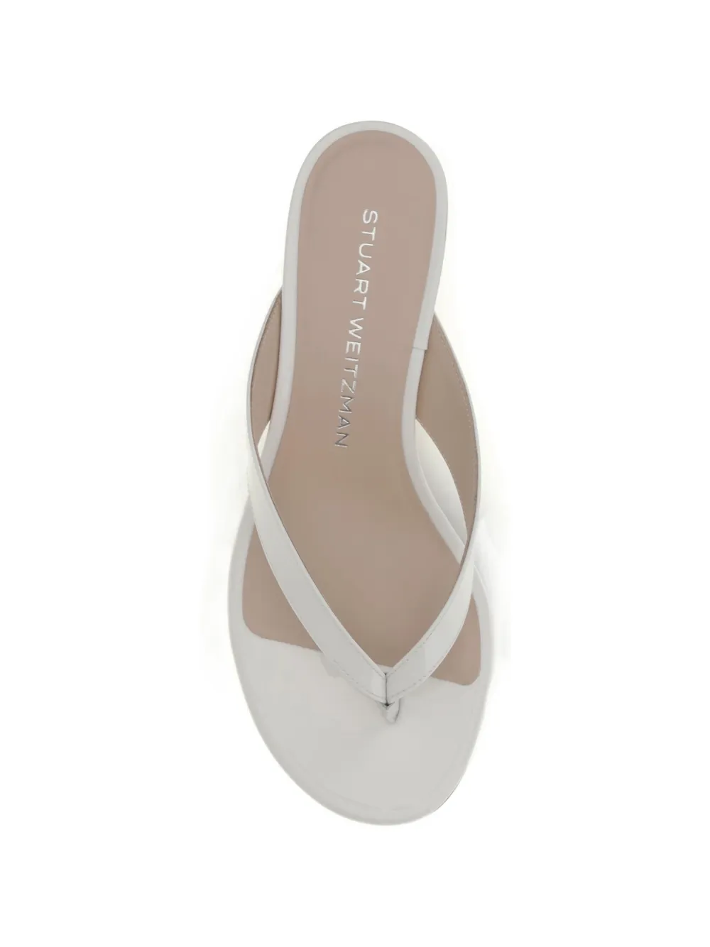 Stuart Weitzman Rio sandalen met ronde neus Wit