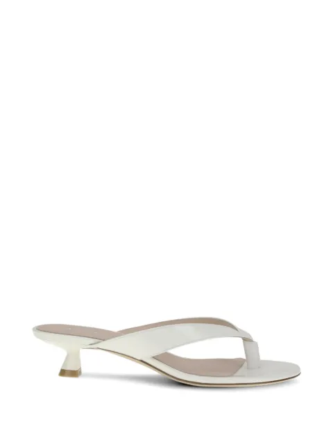 Stuart Weitzman Rio almond-toe thong sandals