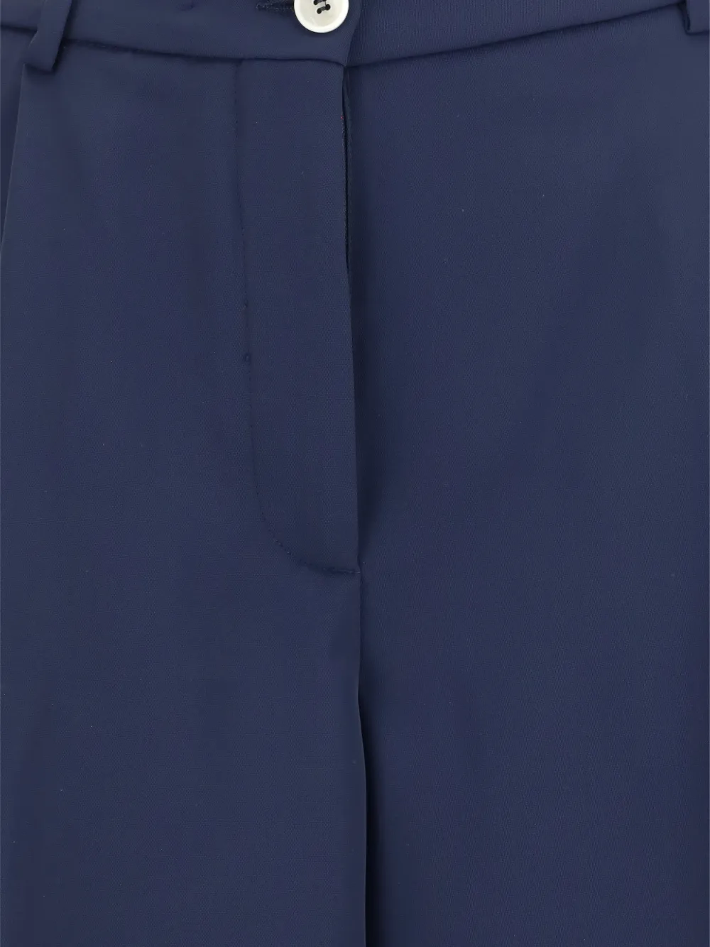 Cruna Pleated Buttoned Shorts - Blue 