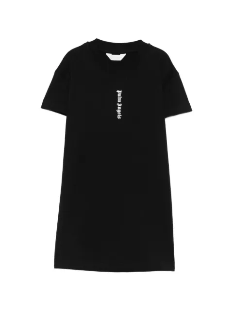 Palm Angels Kids logo-print T-shirt dress