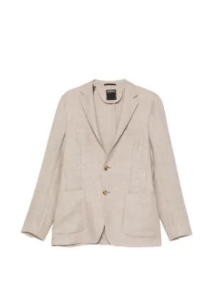 Zegna Trofeo シアサッカージャケット | ブルー | FARFETCH JP