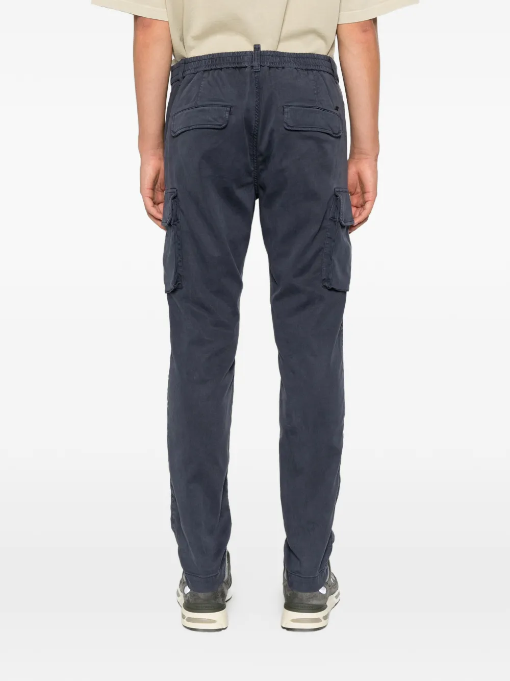 Mason's Chile cargo broek met elastische taille Blauw