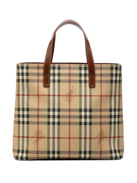 Burberry Pre-Owned 2000-2017 Haymarket Check Coated Canvas tote bag