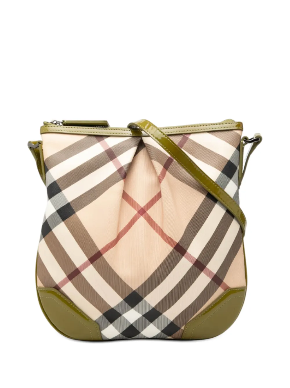 Burberry Pre-Owned 2000-2017 Supernova Check Coated Canvas Dryden crossbody bag - Brown