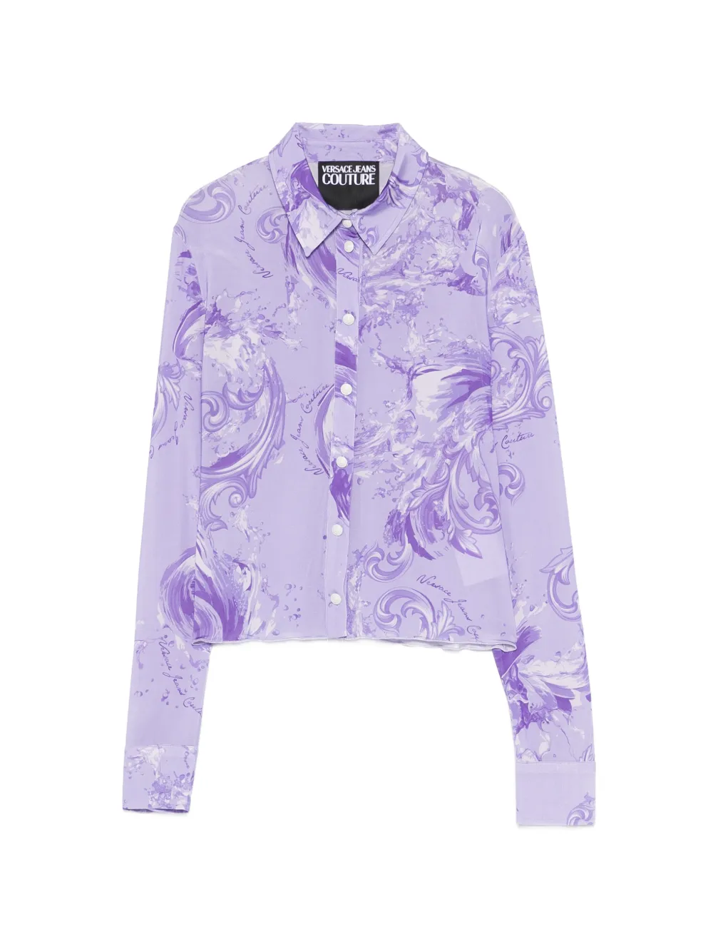 Versace Jeans Couture baroque-print shirt - Viola