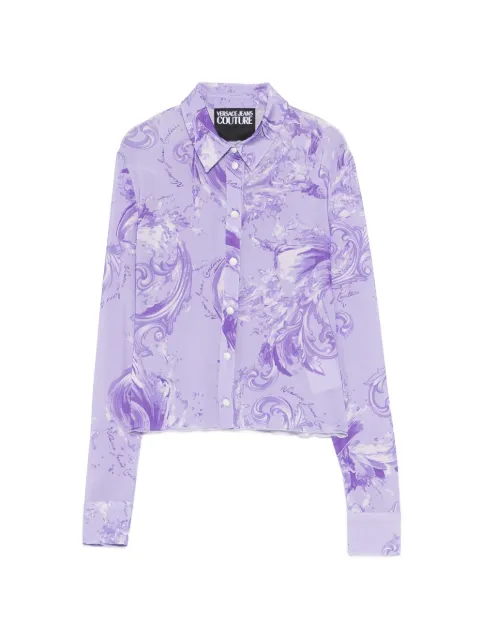 Versace Jeans Couture baroque-print shirt