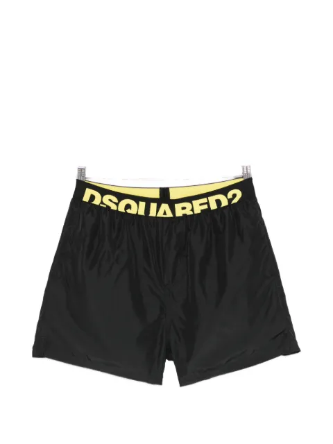 DSQUARED2 logo waistband beach shorts