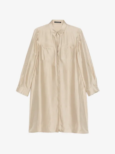 Luisa Cerano robe-chemise courte à poches poitrine