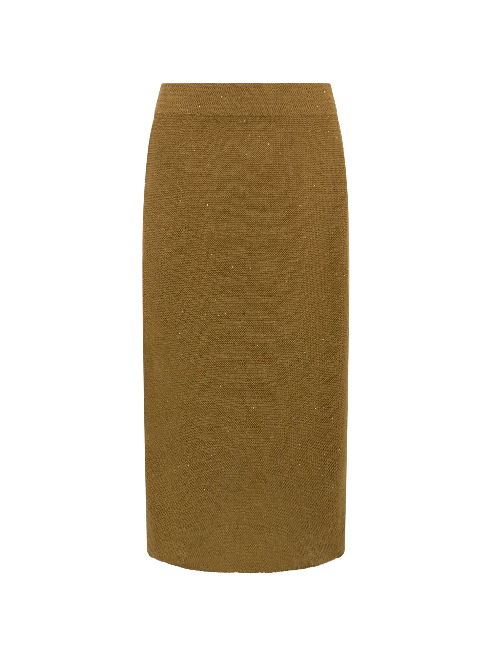 Fabiana Filippi elasticated midi skirt - Marrone