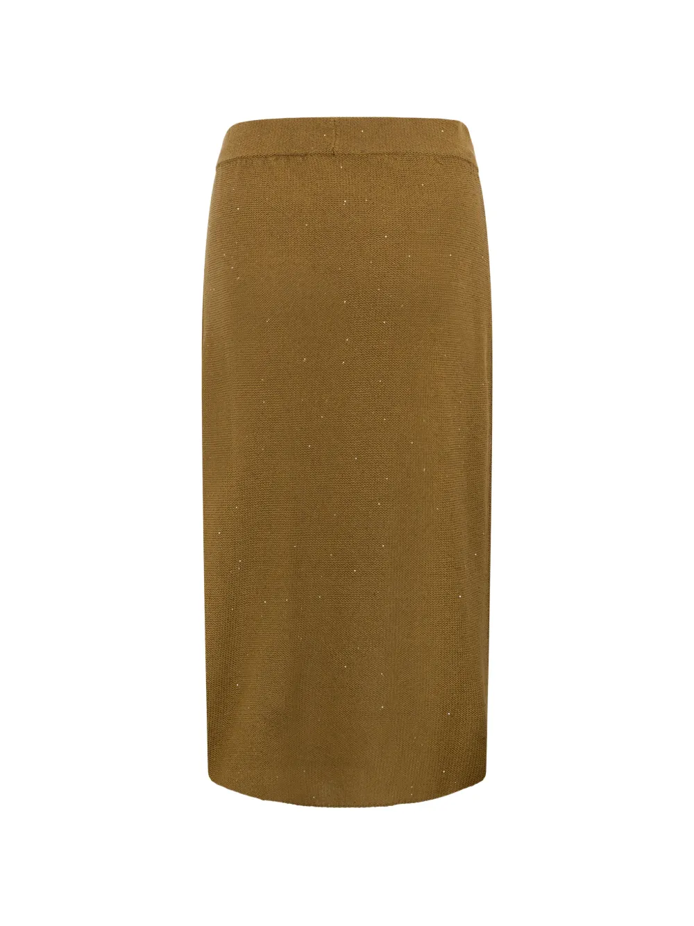  Fabiana Filippi Elasticated Midi Skirt - Brown 