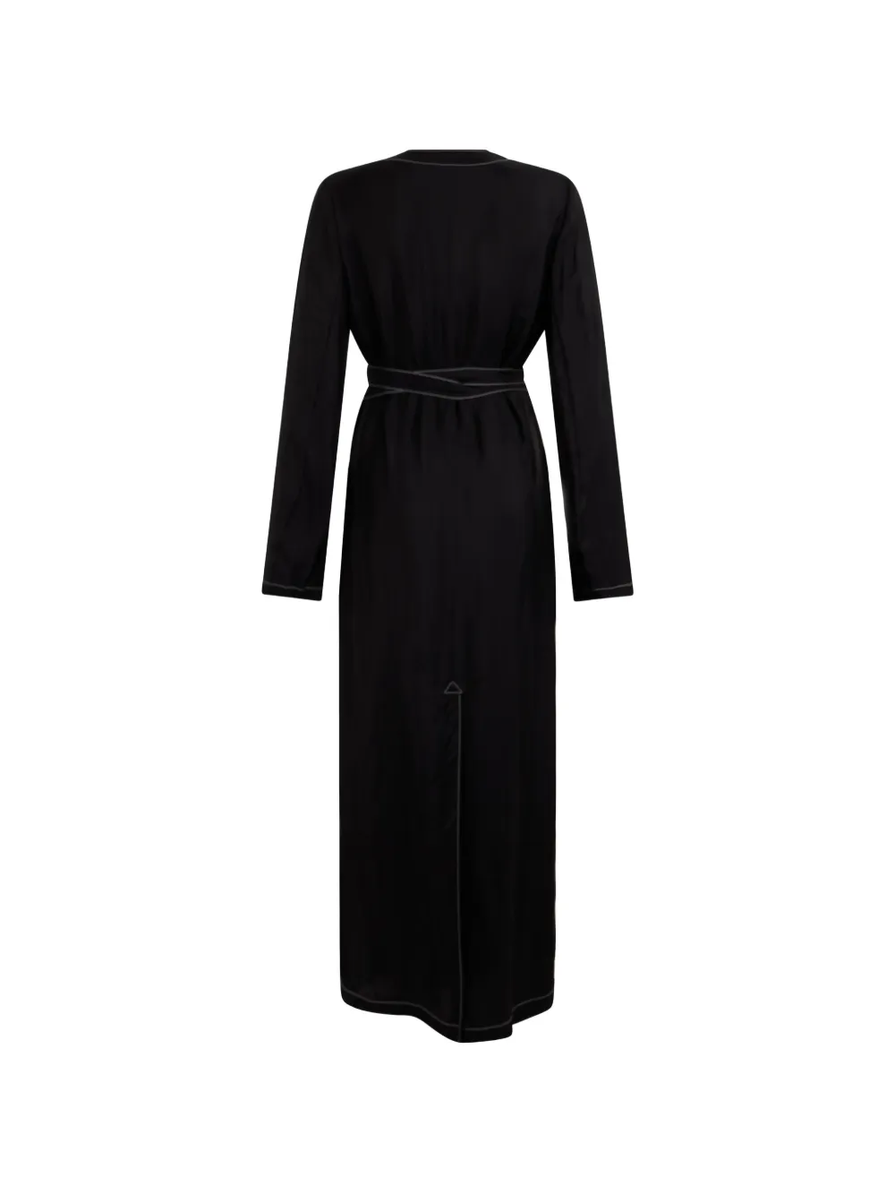 Fabiana Filippi Maxi-jurk met ceintuur Zwart