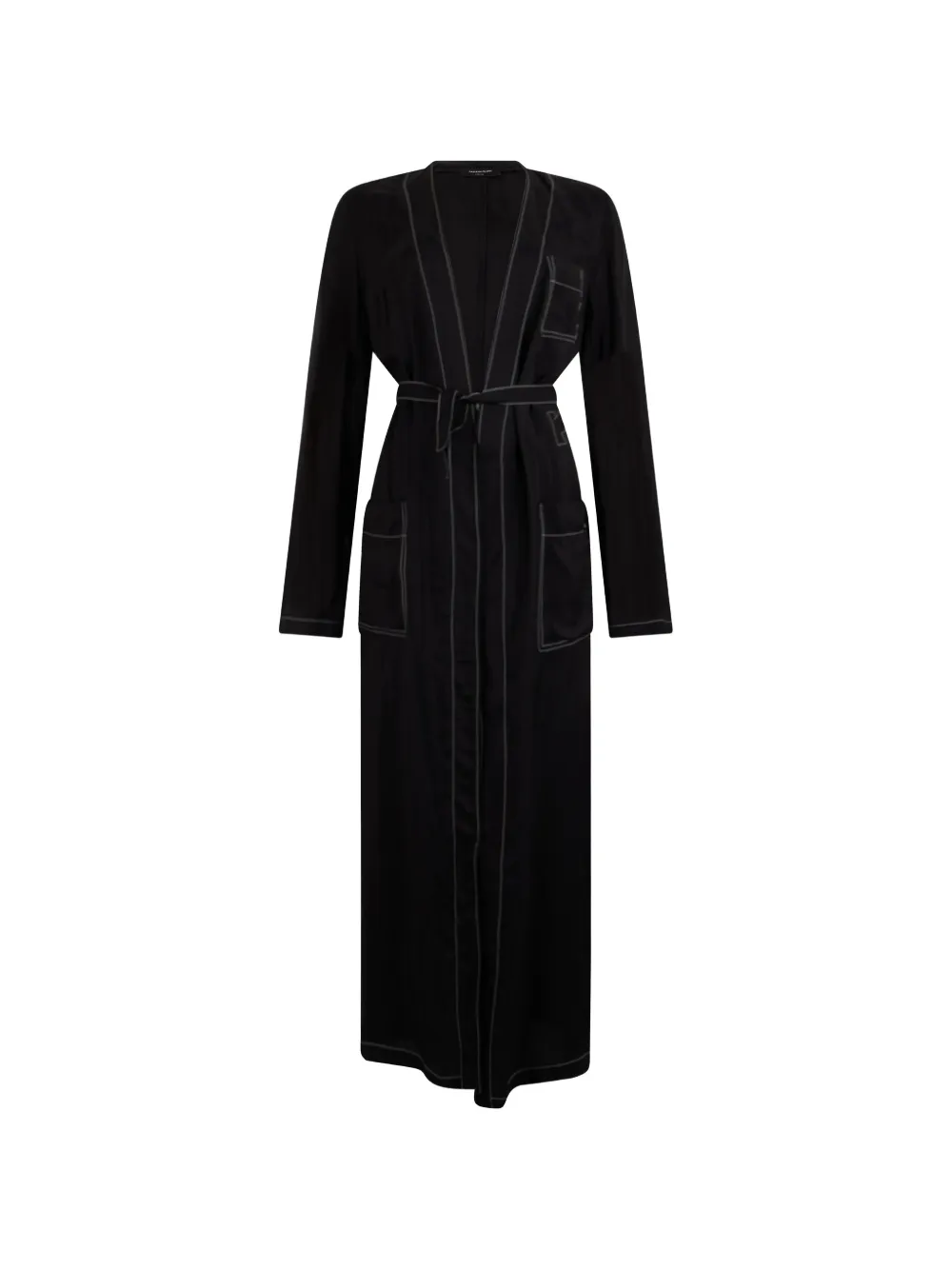 Fabiana Filippi belted maxi dress - Nero