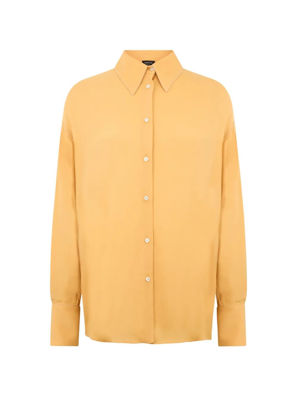 Fabiana Filippi long-sleeve collar shirt - Gelb