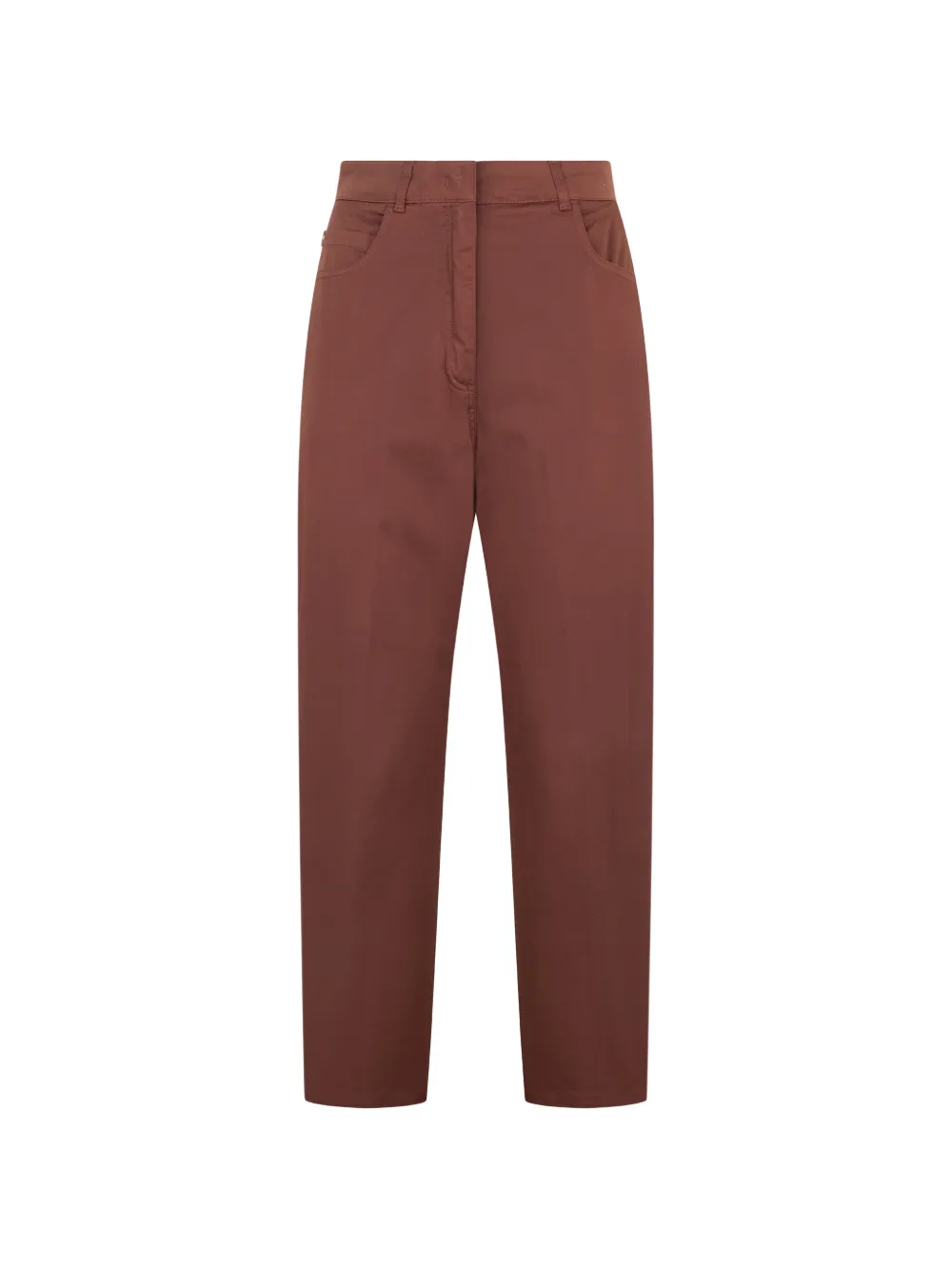 Fabiana Filippi high-waisted five-pockets trousers - Braun
