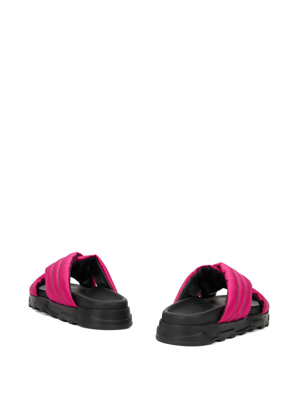 Fabiana Filippi bead-embroidered flat sandals Roze