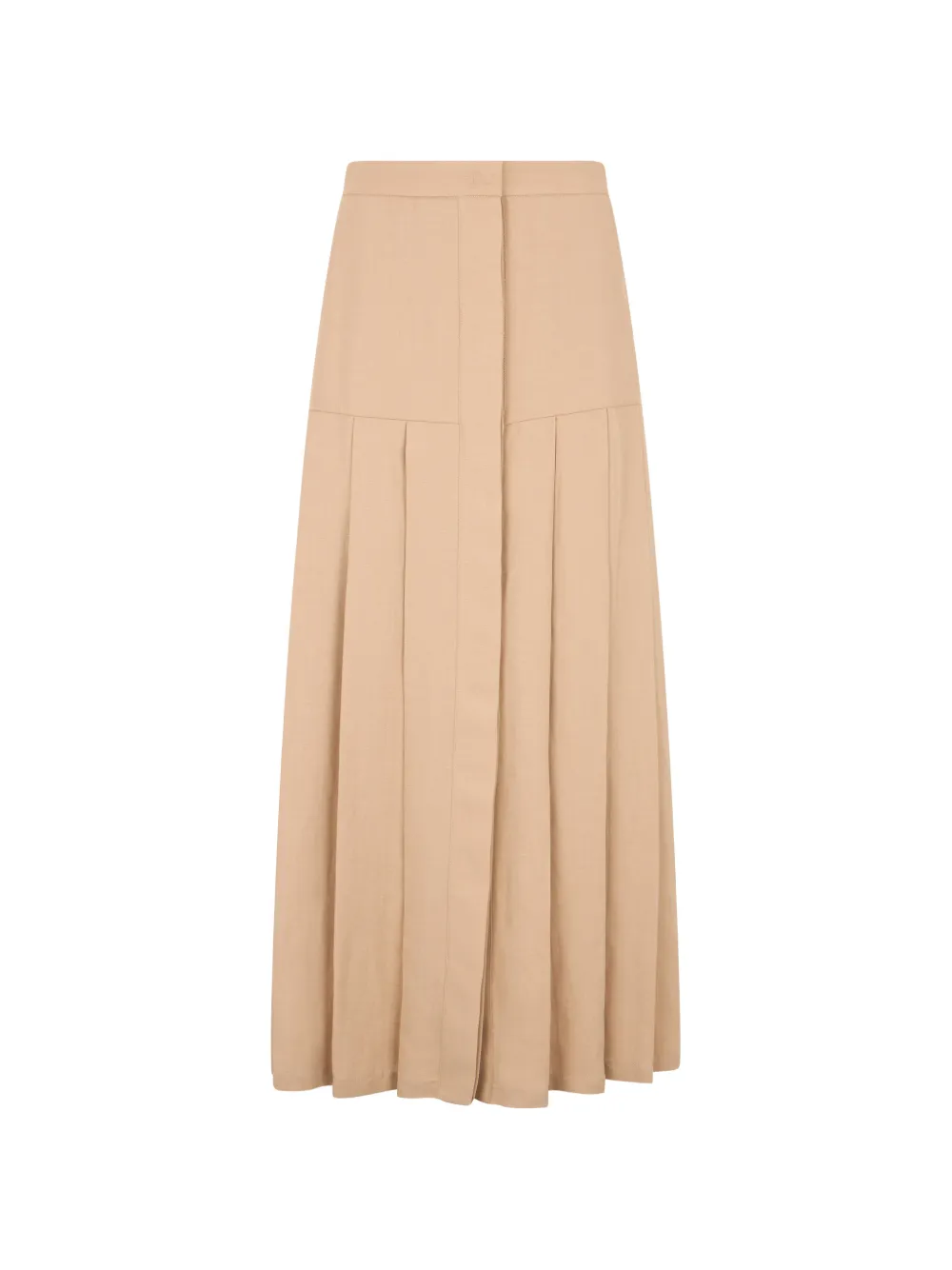 Fabiana Filippi pleated long midi skirt - Nude
