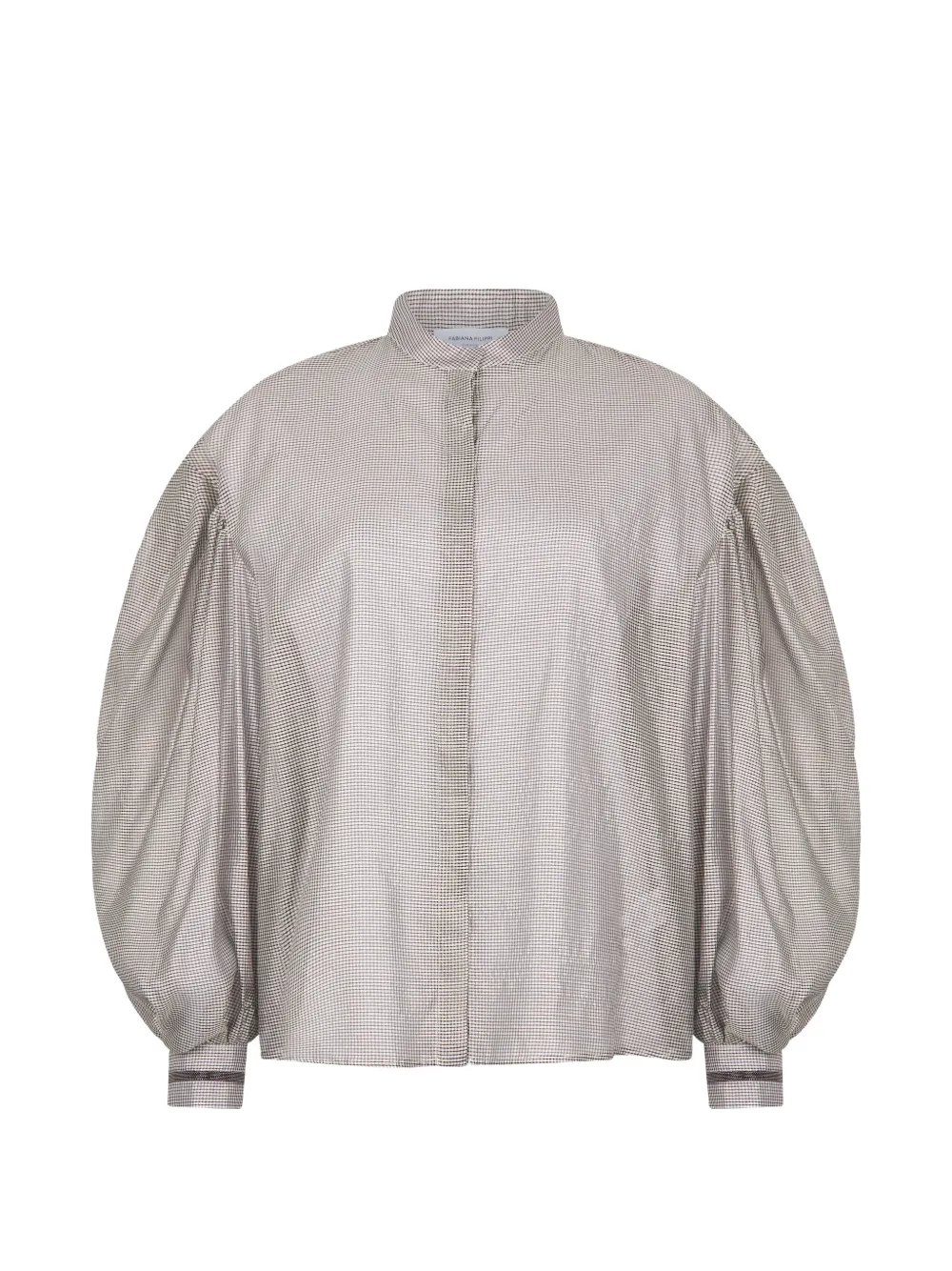 Fabiana Filippi puff-sleeve blouse - Nude