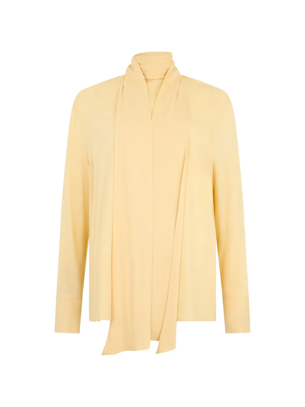 Fabiana Filippi raised-collar long-sleeved blouse - Giallo