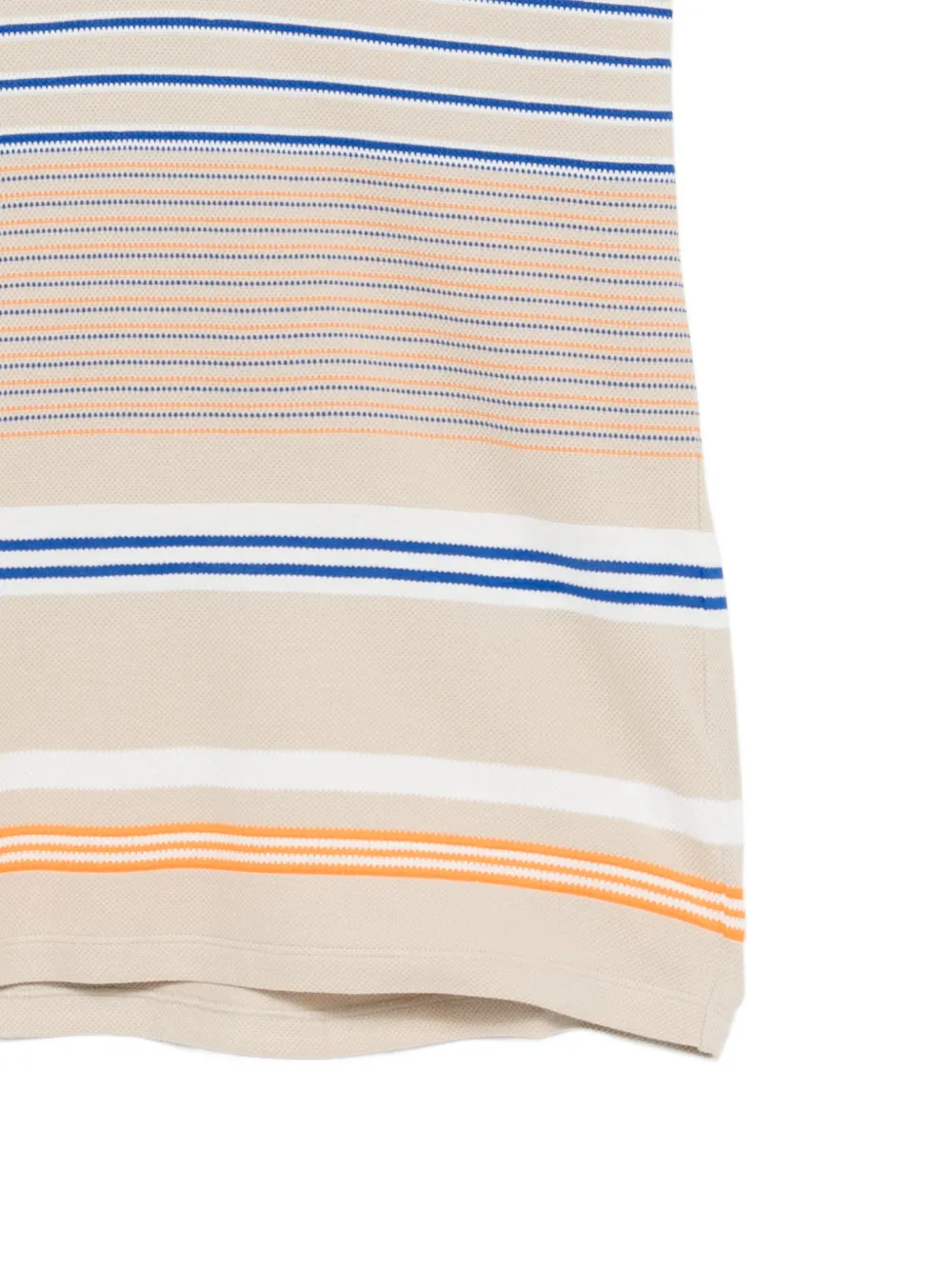 Lacoste Gestreept poloshirt Beige