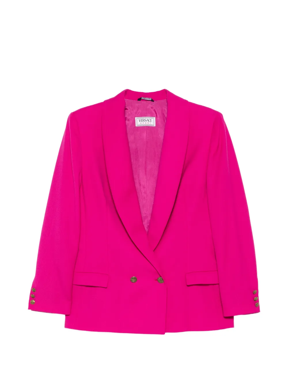 Versace Pre-Owned 1990s double-breasted blazer - Rosa