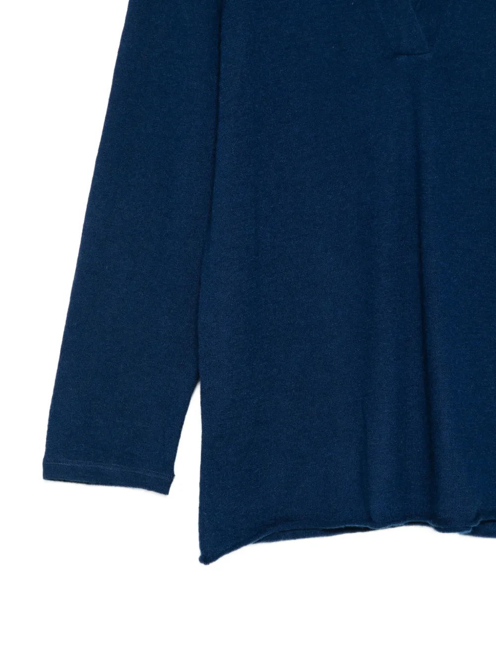 Majestic Filatures T-shirt met V-hals Blauw
