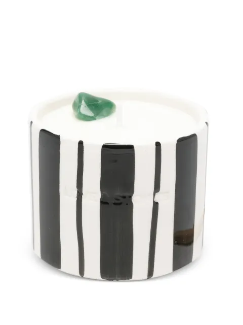 LOVE&STONES Manifest striped candle