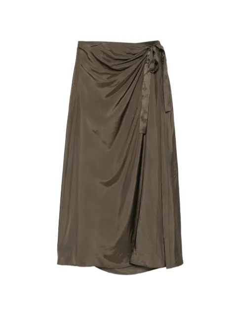 ASPESI wrap midi skirt