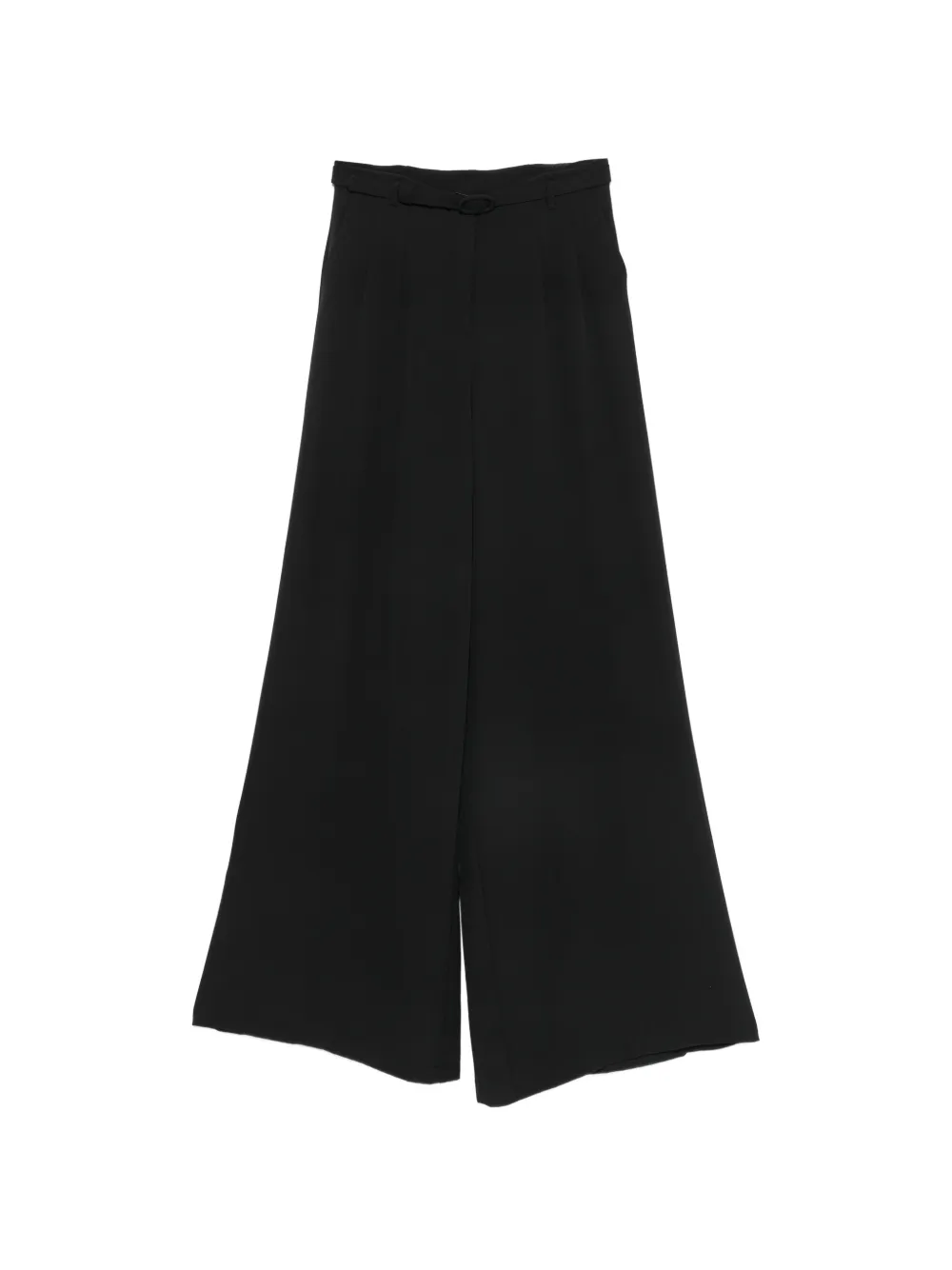 IMPERIAL belted wide-leg trousers - Nero