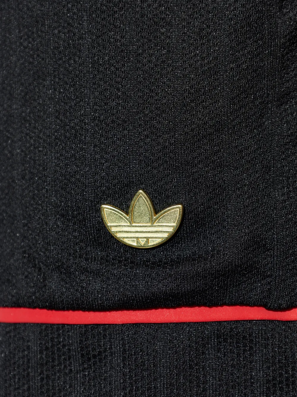 adidas Zwembroek met gestreepte afwerking Zwart