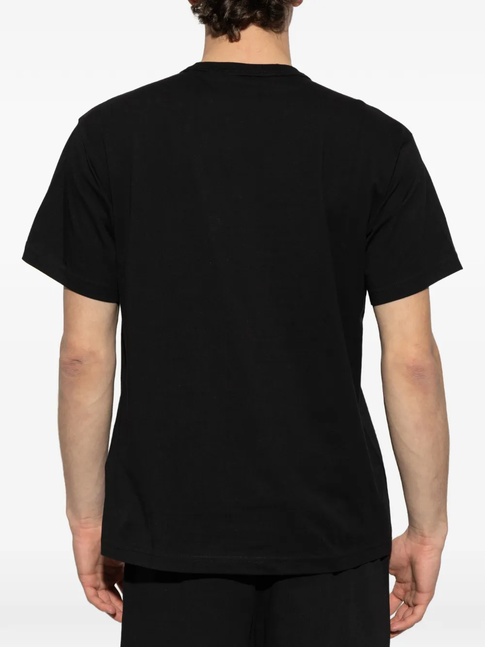Versace Jeans Couture Verfraaid T-shirt Zwart