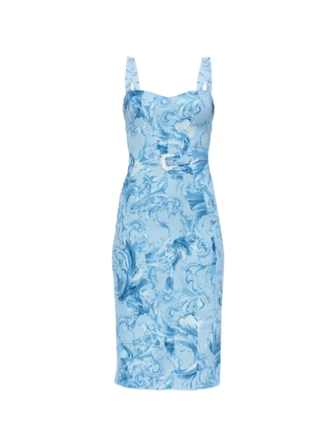Versace Jeans Couture buckle print dress
