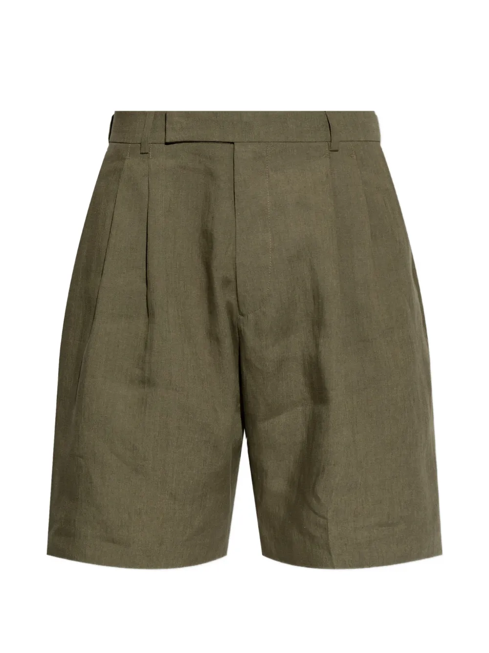 Paul Smith pleated tailored shorts - Verde